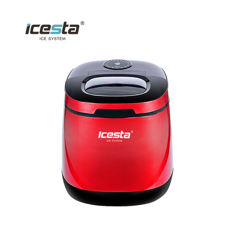 Grosir meja rumah tangga mini ICESTA mesin pembuat es peluru portabel cepat otomatis US$90-$99