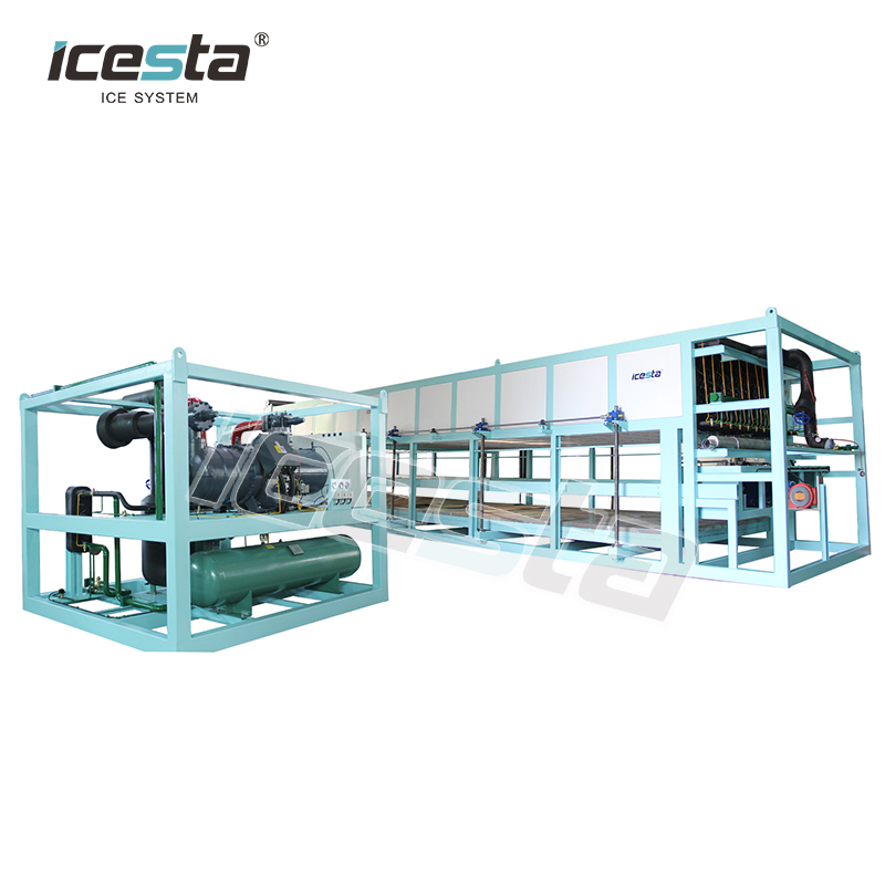Icesta Full automatic 40tons daily Direct Cooling Block Ice Making Machine