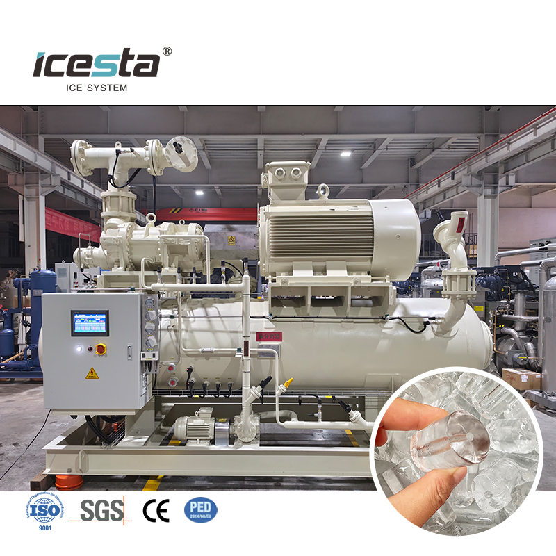 Unit Kompresor Pendingin Amonia ICEST Sistem Pendingin Kompresor Efisiensi Tinggi untuk Mesin Es dan Ruang Dingin