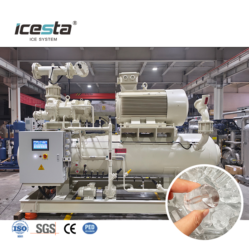 Unit Kompresor Pendingin Amonia ICEST Sistem Pendingin Kompresor Efisiensi Tinggi untuk Mesin Es dan Ruang Dingin