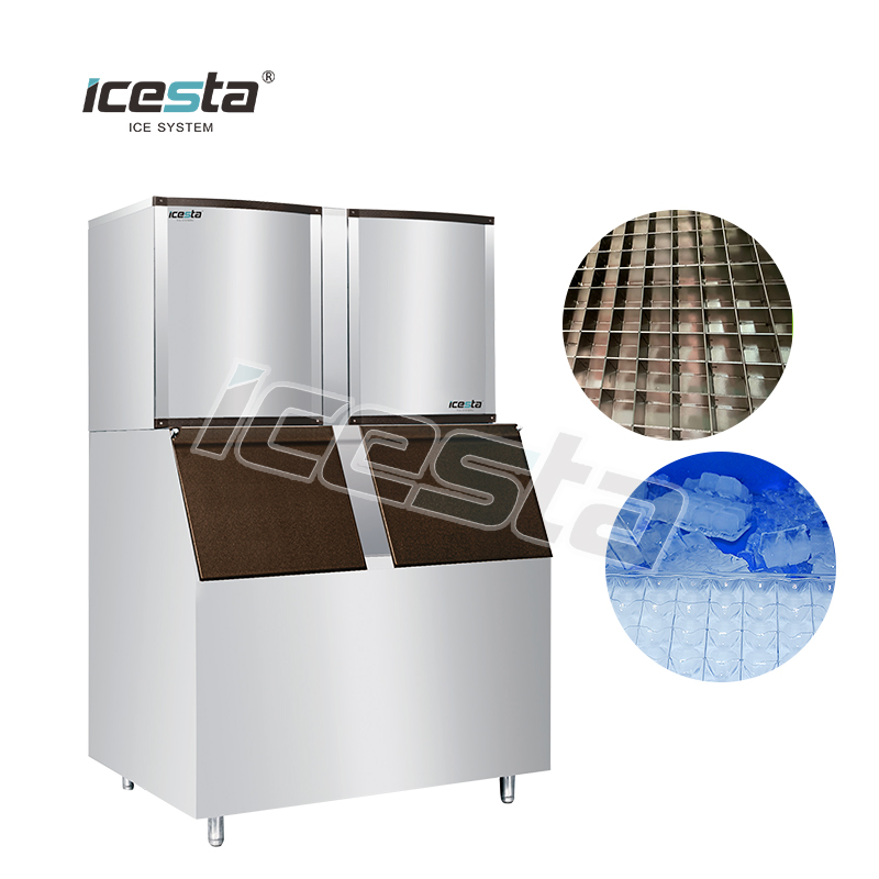Icesta personalizado pequeno 700 kg por dia M&aacute;quina autom&aacute;tica de cubos de gelo cristal limpo $ 2.000 - $ 5.000