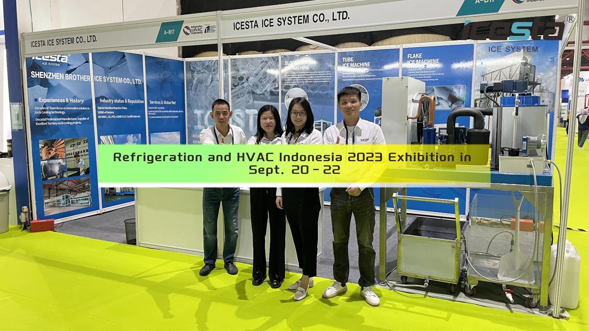 ICESTA ประสบความสำเร็จในการเข้าร่วมนิทรรศการเครื่องทำความเย็นและ HVAC อินโดนีเซียที่ใหญ่ที่สุดในปี 2023