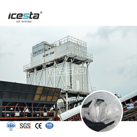 Stainless Steel 60T Ice Plate Machine para sa Industrial Concrete Cooling, Matibay