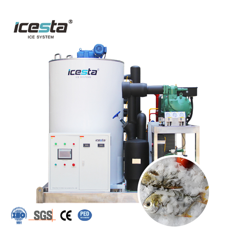 ICESTA 10 Ton Bawat Araw Industrial Flake Ice Machine