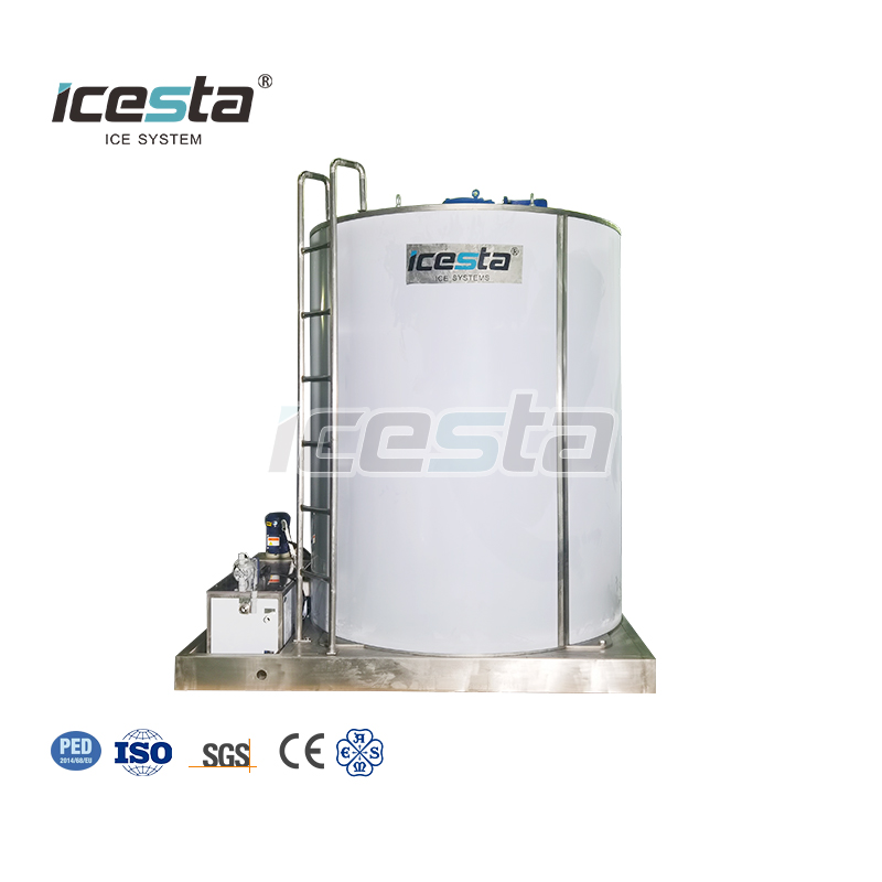 Trống bay hơi đ&aacute; vảy c&ocirc;ng nghiệp ICESTA 10 tấn | Gi&aacute; xuất xưởng