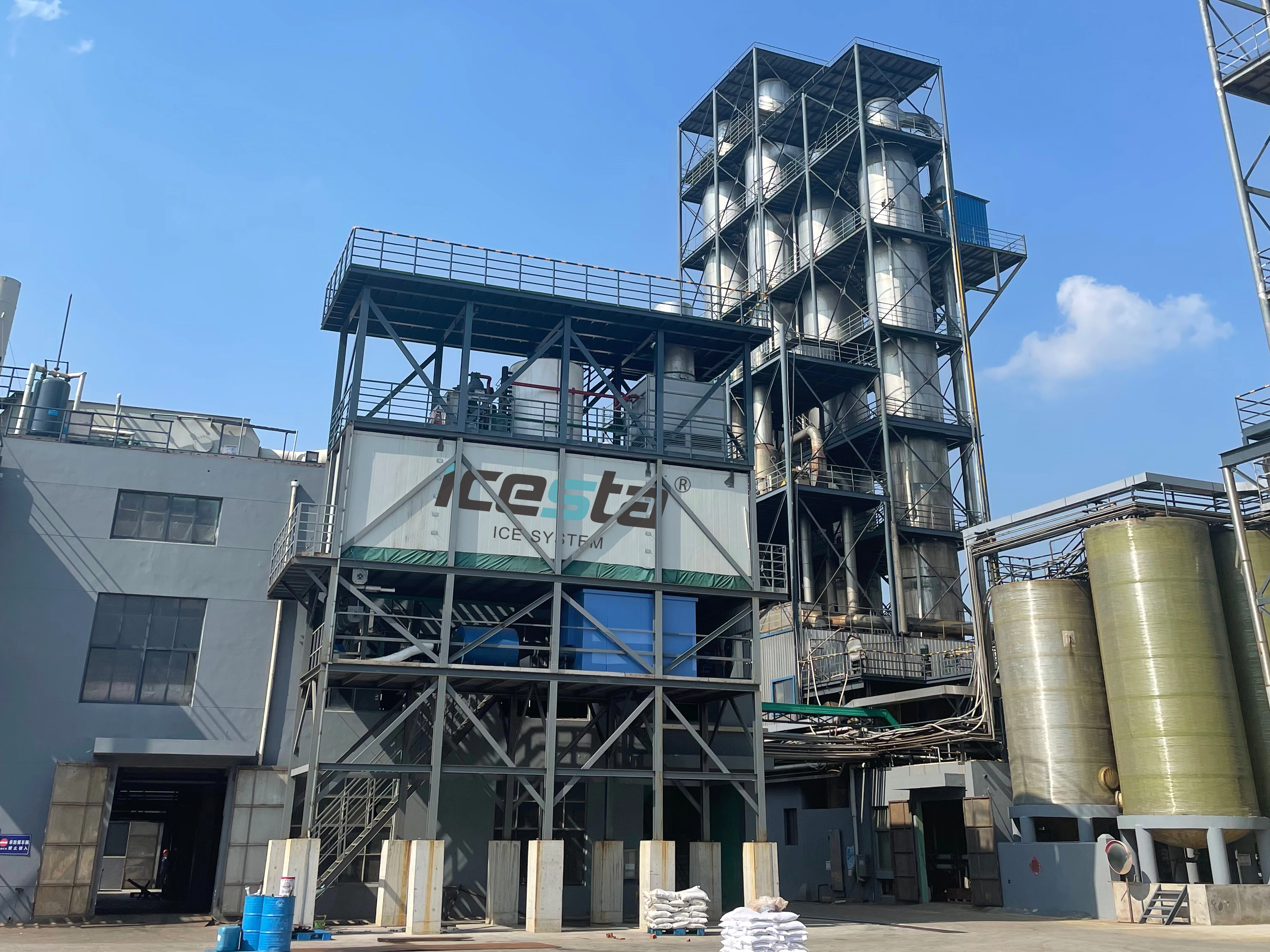 [Case Study] 50 Tons/Araw na Ganap na Awtomatikong Flake Ice at Delivery System para sa Isang Chemical Plant sa Shanghai