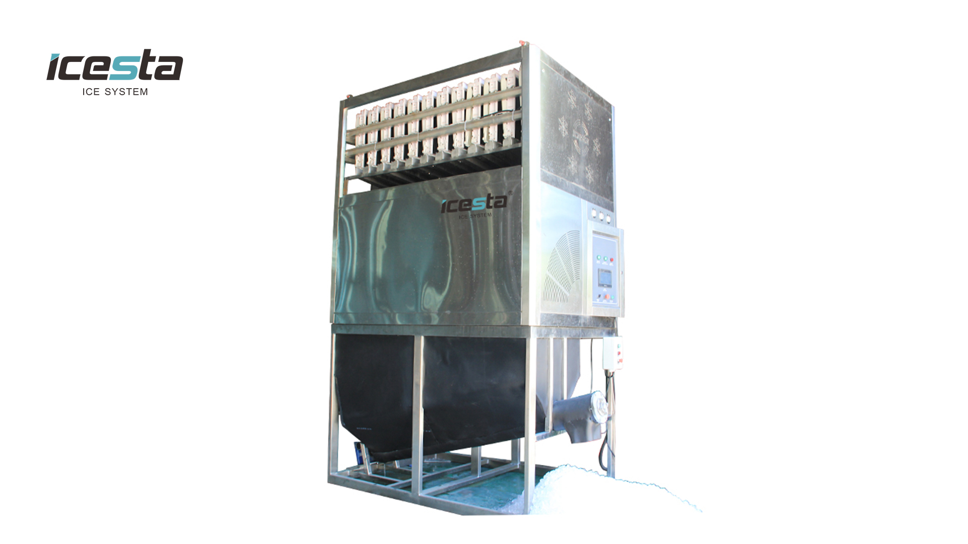 M&aacute;quina de gelo em cubo de 3 toneladas