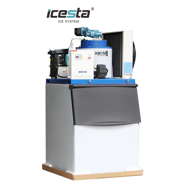 ICESTA 500 кг 0,5 тонны Коммерческая машина для производства чешуйчатого льда | Для рыбы и морепродуктов
