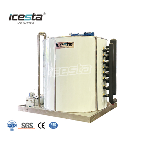 ICESTA 30 тонн в день испарителя чешуйчатого льда