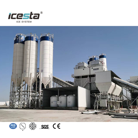ICESTA menyesuaikan mesin serpihan es kemas industri dengan produktivitas tinggi otomatis dan Umur Panjang 