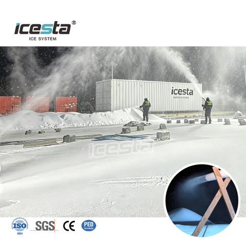 M&aacute;quina de neve para todo o ano de n&iacute;vel industrial ICESTA para projeto de constru&ccedil;&atilde;o de esta&ccedil;&atilde;o de esqui interna