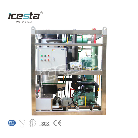 ICESTA เครื่องทำน้ำแข็งหลอดระบายความร้อนด้วยน้ำ 2 ตัน