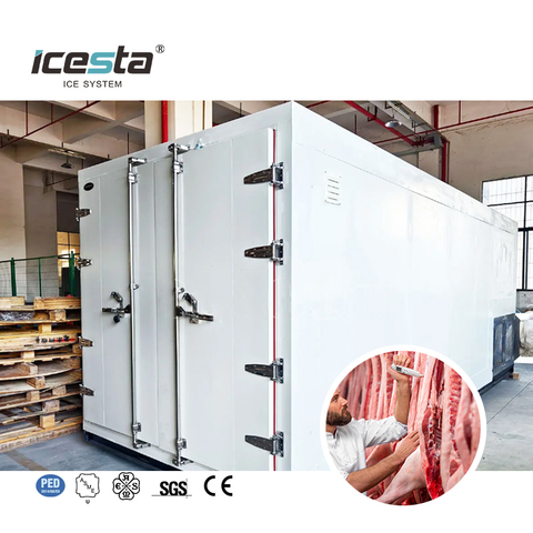 Congelador industrial de a&ccedil;o inoxid&aacute;vel do sopro de ar para o armazenamento autom&aacute;tico da carne de carneiro da galinha 