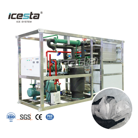 ICESTA 10 Ton 304SS Automatic Industrial Plate Ice Machine