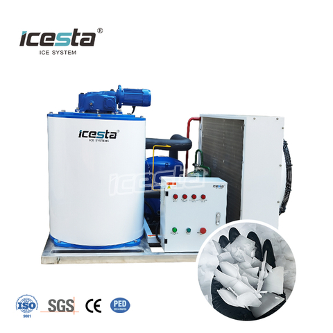 ICESTA 2 Ton (2000kg) Commercial Flake Ice Machine | Direktang Pabrika