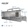 Linha de processamento ICESTA Iqf congelador de t&uacute;nel de congelamento r&aacute;pido criog&ecirc;nico autom&aacute;tico Durian para a ind&uacute;stria de transforma&ccedil;&atilde;o de alimentos