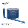 Congelador industrial de espiral &uacute;nica ICESTA para frutos do mar, novo design, f&aacute;cil opera&ccedil;&atilde;o, autom&aacute;tico