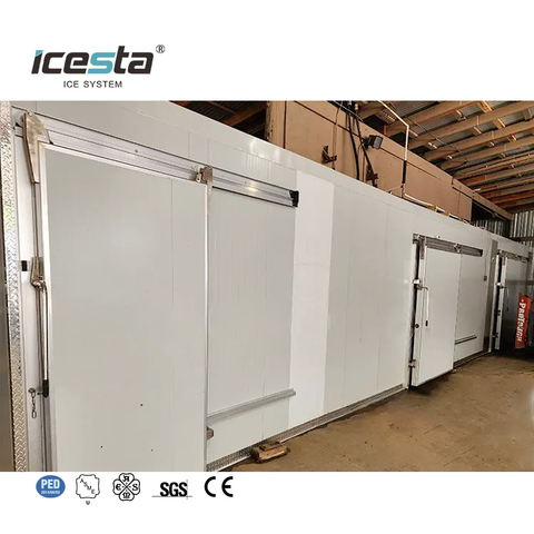 Stainless Steel Industrial Air Blast Freezer Para sa Automic Chicken Beef Mutton Storage 