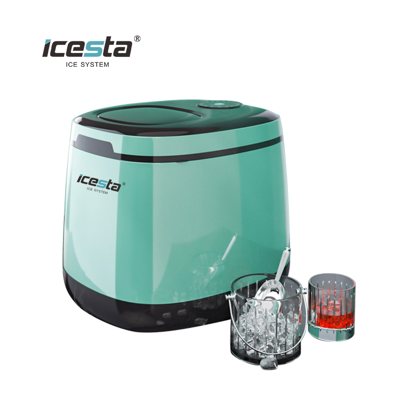 Pakyawan ICESTA mini household countertop mabilis na awtomatikong portable bullet ice maker machine US$90-$99