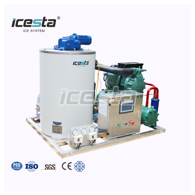 Flake ice machine 3T ICESTA Customized High Productivity Energy saving
