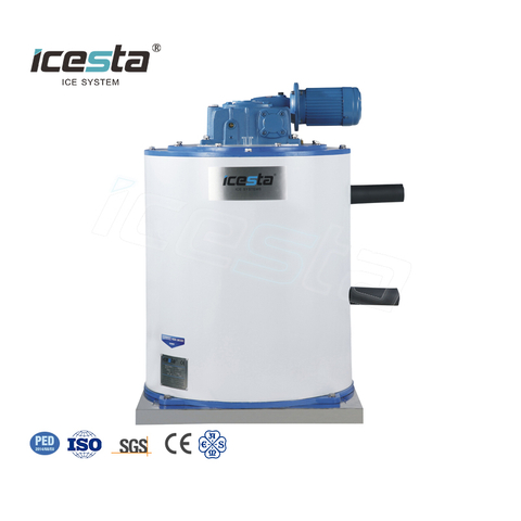 ICESTA 1-тонный испаритель чешуйчатого льда для машины для производства чешуйчатого льда