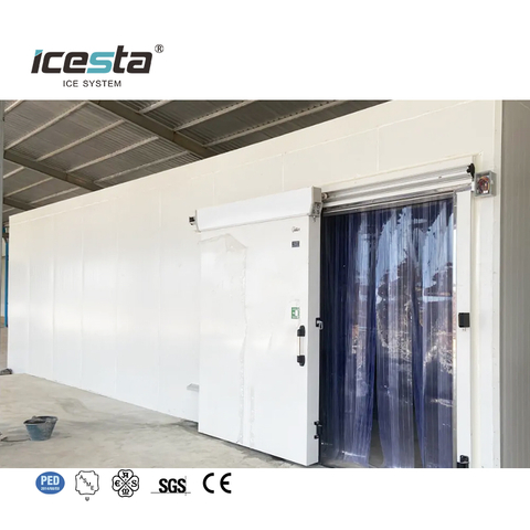 Stainless Steel Industrial Air Blast Freezer Para sa Automic Chicken Beef Mutton Storage 