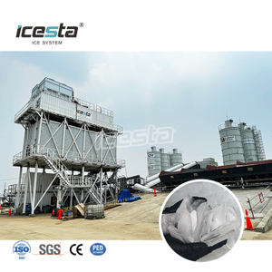 ICESTA 30 Ton Mesin Es Piring Kontainer Pendingin Evaporatif untuk Pendinginan Beton