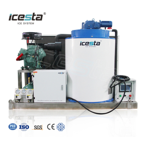 ICESTA 5t 10t 15 ตันต่อวันเครื่องทำน้ำแข็งเกล็ดอุตสาหกรรม