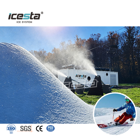 M&aacute;quina de neve para todo o ano de n&iacute;vel industrial ICESTA para projeto de constru&ccedil;&atilde;o de esta&ccedil;&atilde;o de esqui interna